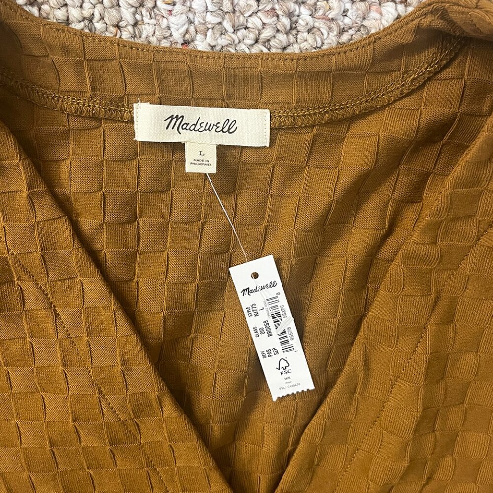 Madewell Brown Cardigan Sweater NWT - Picture 4 of 4